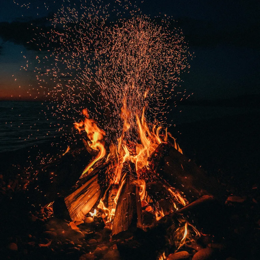 fall - bonfire